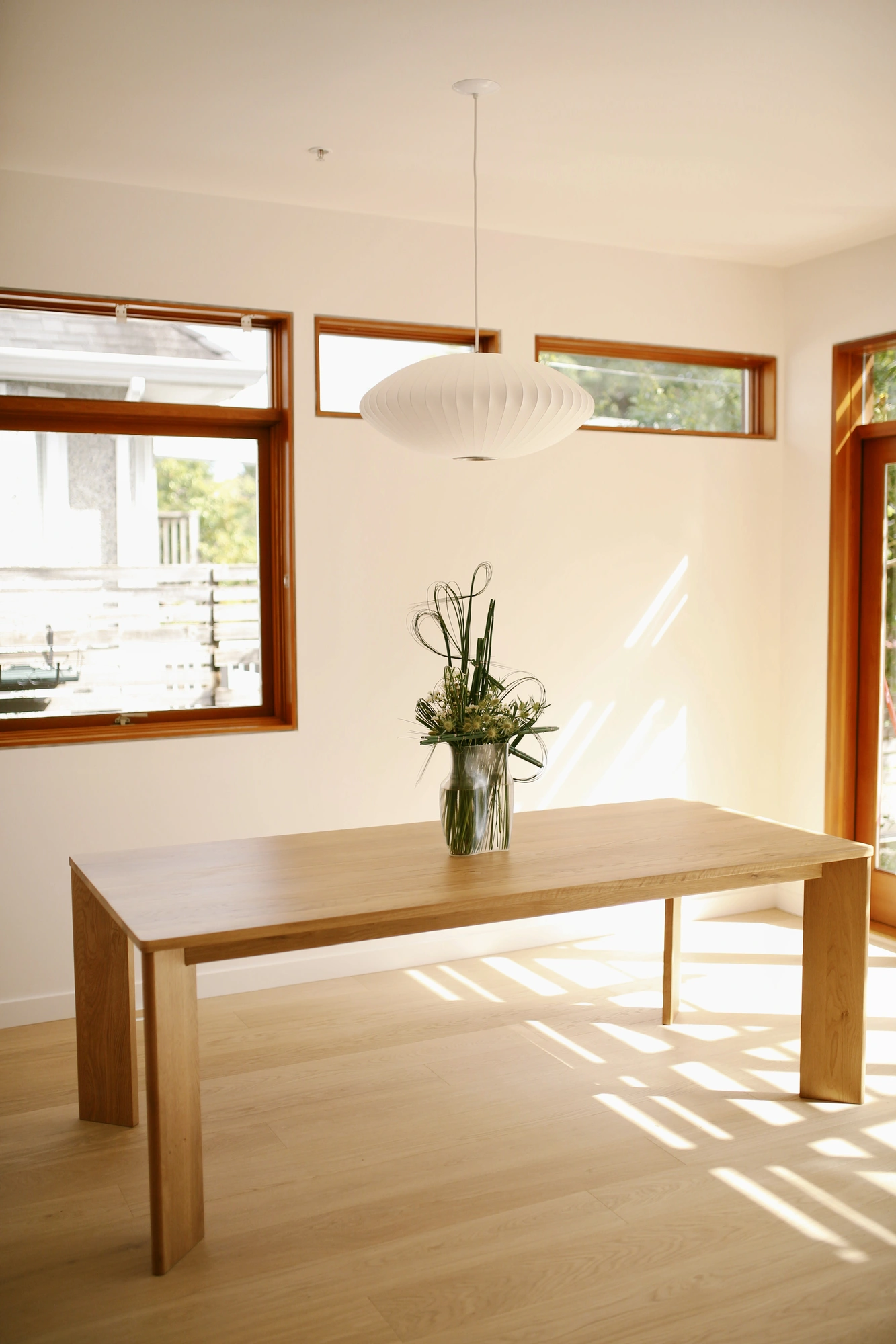 Dining room floral arrangement for Ayume Concepts